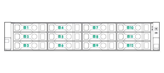 LFF front panel components