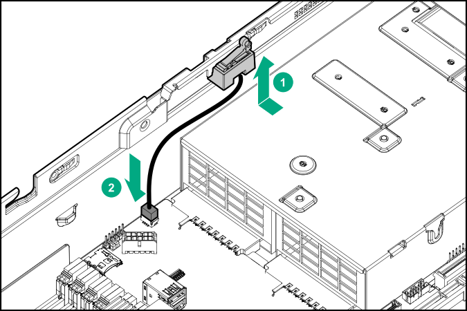 Installing the chassis intrusion detection switch