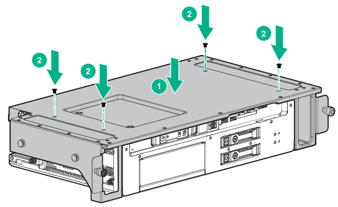 Install the rack mounting option kit